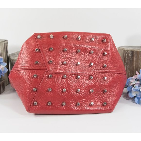 Alexander Wang Red Leather Small Roxy Tote - Picture 3 of 7